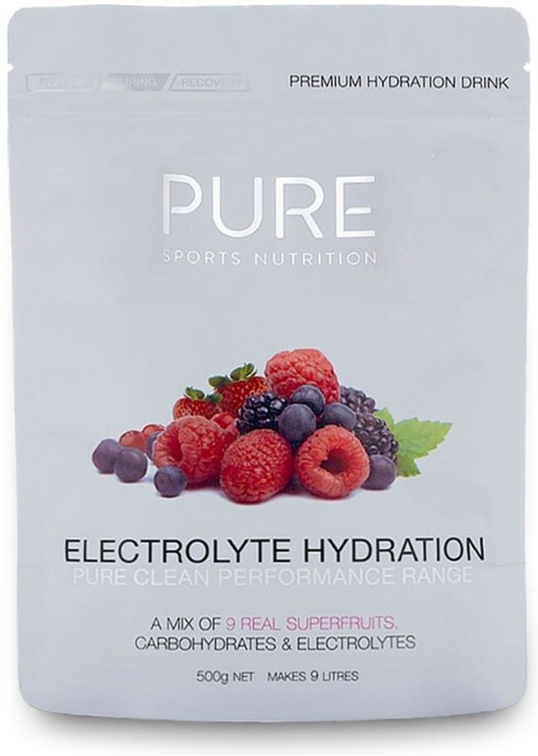 Pure Sports Nutrition Electrolyte Hydration Powder Snowys Outdoors