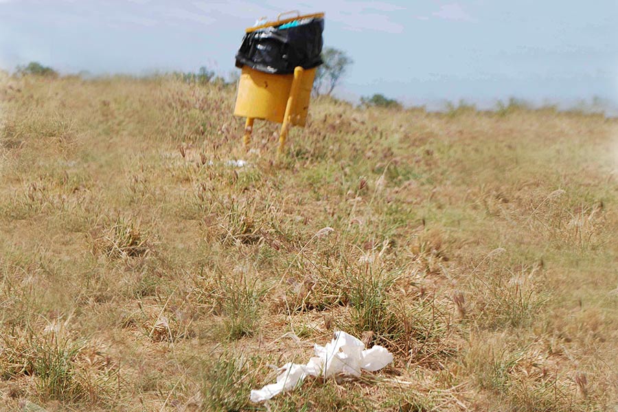 Pick up your rubbish