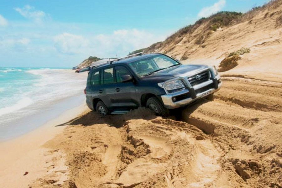 4WDriving on the beach