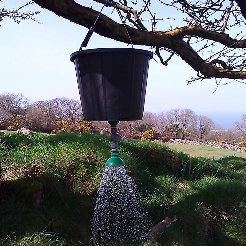 Set up your Portable Camp Shower