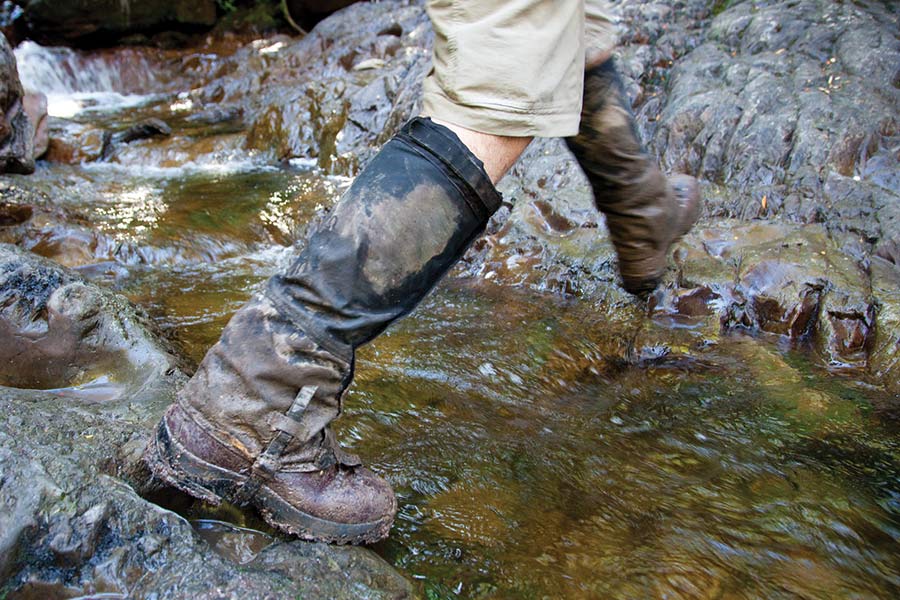 Sea to Summit Gaiters Crossing a River