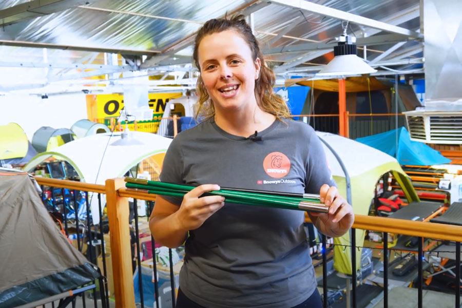 Finished set of poles