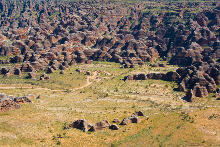 The Bungle Bungles from a helicopter