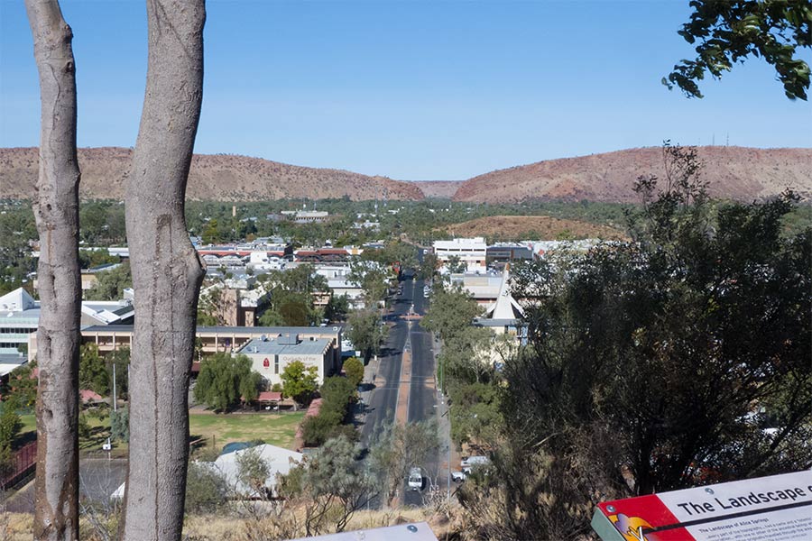 View of Alice Springs