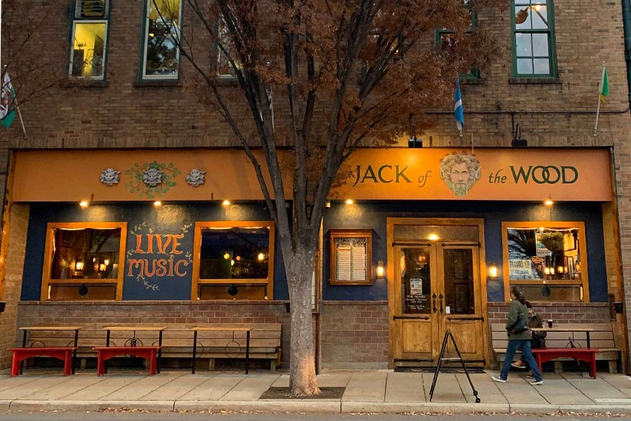 Jack of the Wood bar in Asheville