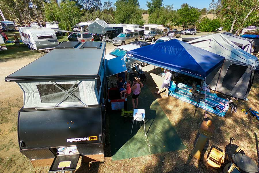 Camping-at-a-Caravan-Park