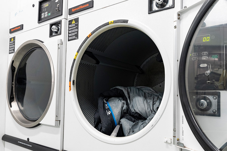 washing synthetic sleeping bag