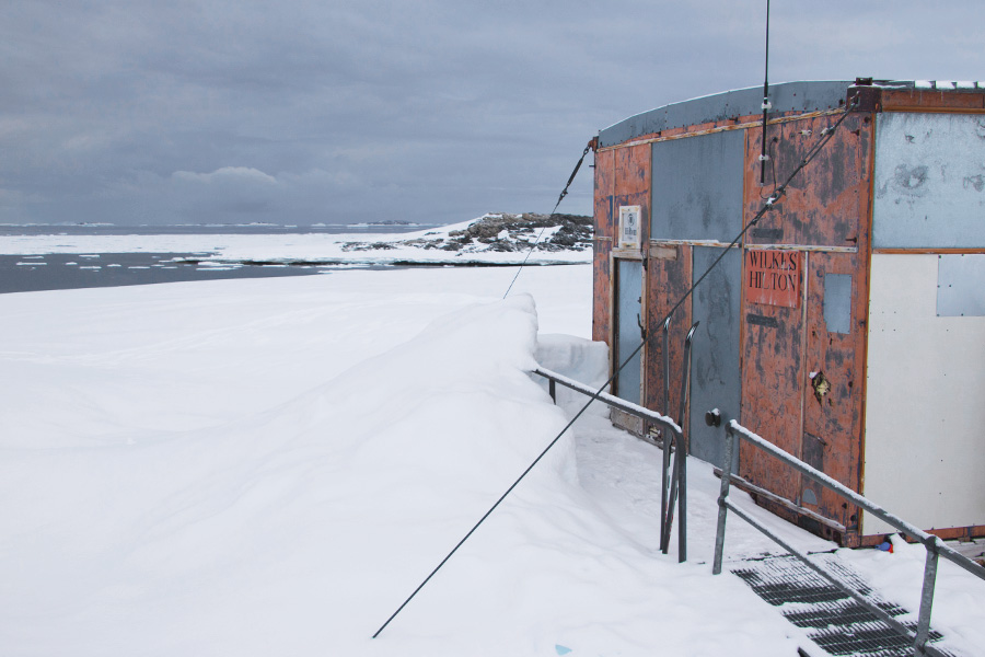The old Wilkes hut in Antarctica