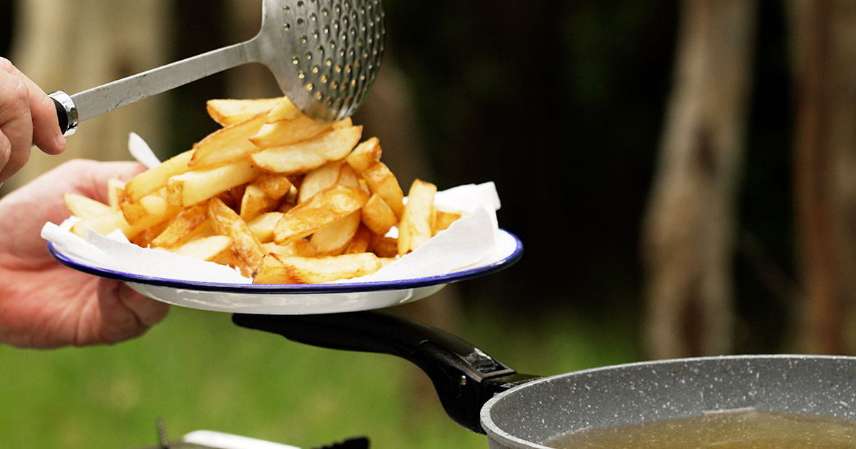 Cold Oil Fried Chips & Pink Rock Salt Snowys Blog