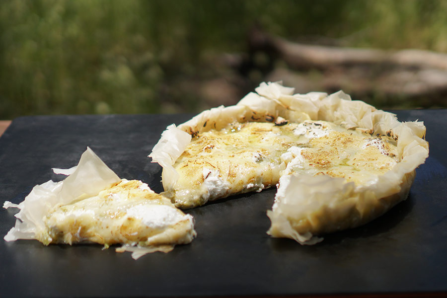 Braised Leek, Goat Cheese, and Parmesan Tart Snowys Blog