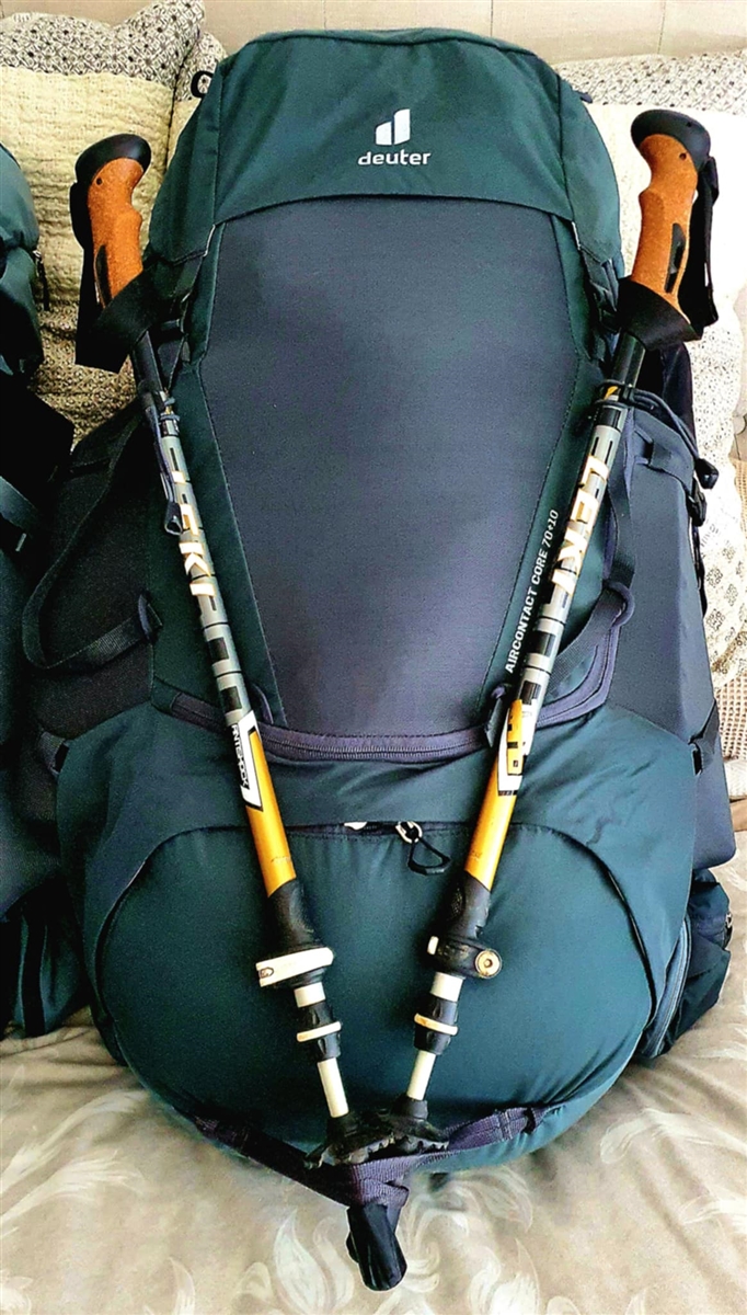 deuter aircontact trek 68 backpack Ultra 35+5 SL Women's-Mineral/Ivy Built for backpacking and trekking Aircontact Core 45+10 SL |